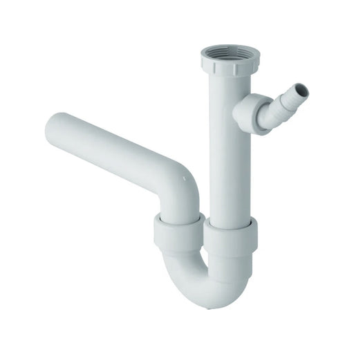 Sifone per lavello Geberit a 1 via con attacco 1''1/4 in Abs Bianco by CeramicStore | Lo specialista del tuo bagno