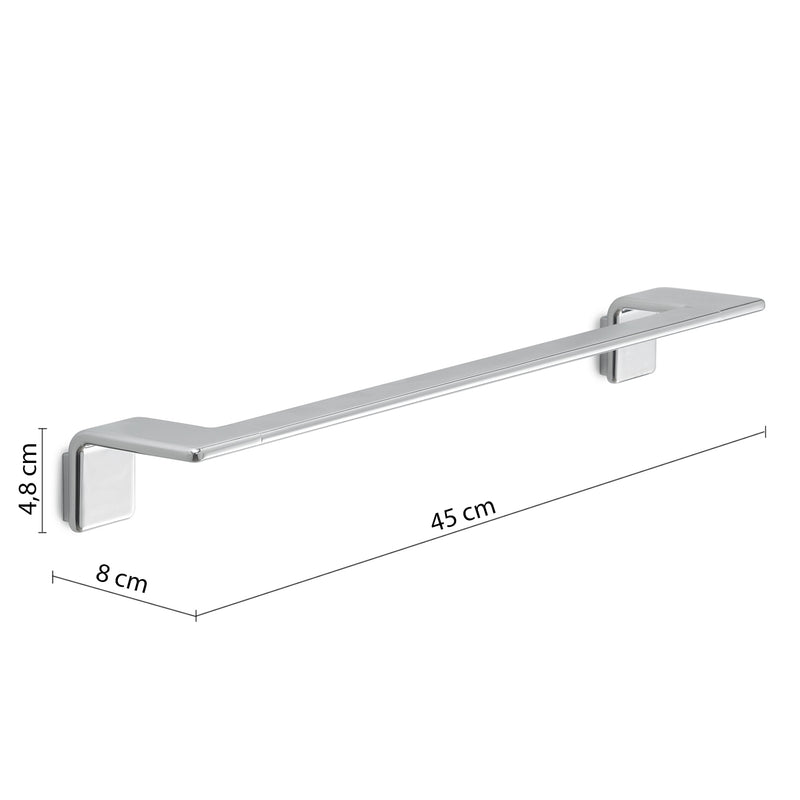 Portasalviette 45 cm a parete in Acciaio AISI 304 Gedy serie Il Giglio - Cromato by CeramicStore | Lo specialista del tuo bagno