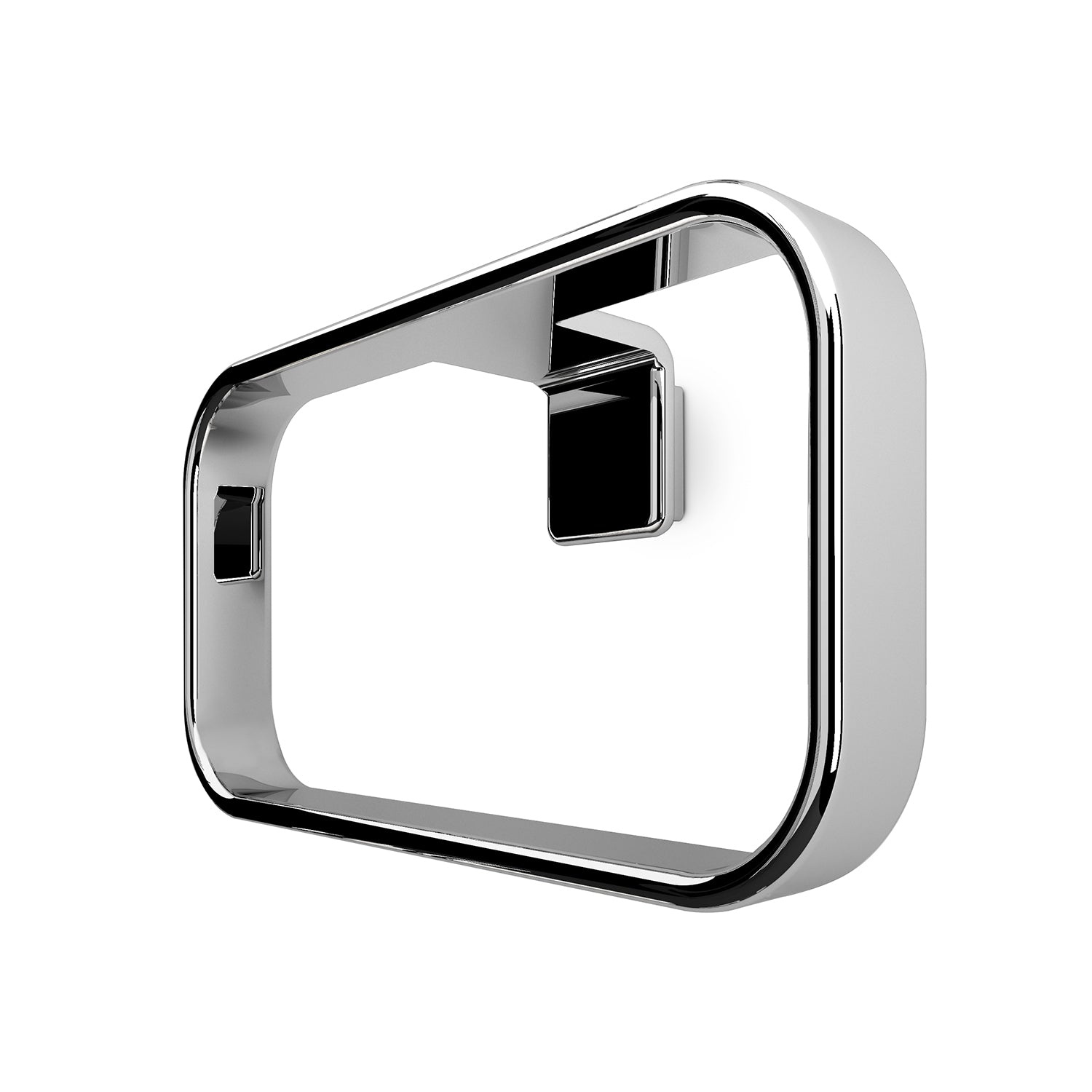 Portasalviette ad anello a parete in Acciaio AISI 304 Gedy serie Il Giglio - Cromato by CeramicStore | Lo specialista del tuo bagno