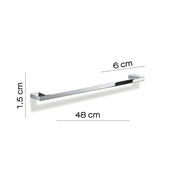 Portasalviette 48 cm in Ottone e Cromall Gedy serie Lanzarote - Cromato by CeramicStore | Lo specialista del tuo bagno