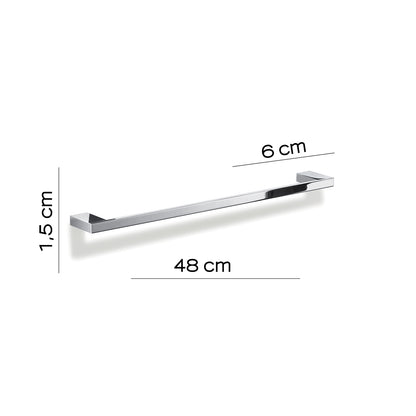 Portasalviette 48 cm in Ottone e Cromall Gedy serie Lanzarote - Cromato by CeramicStore | Lo specialista del tuo bagno