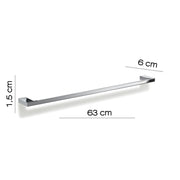Portasalviette 63 cm in Ottone e Cromall Gedy serie Lanzarote - Cromato by CeramicStore | Lo specialista del tuo bagno