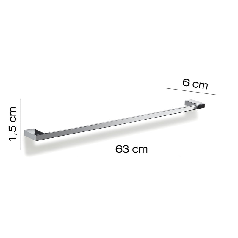 Portasalviette 63 cm in Ottone e Cromall Gedy serie Lanzarote - Cromato by CeramicStore | Lo specialista del tuo bagno