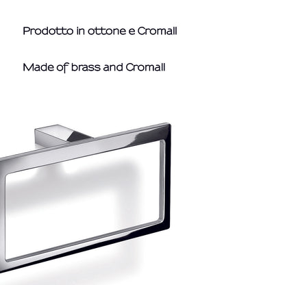Portasalviette ad anello in Ottone e Cromall Gedy serie Lanzarote - Cromato by CeramicStore | Lo specialista del tuo bagno