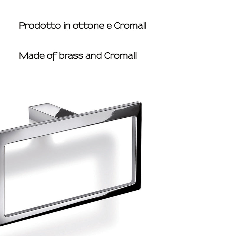 Portasalviette ad anello in Ottone e Cromall Gedy serie Lanzarote - Cromato by CeramicStore | Lo specialista del tuo bagno