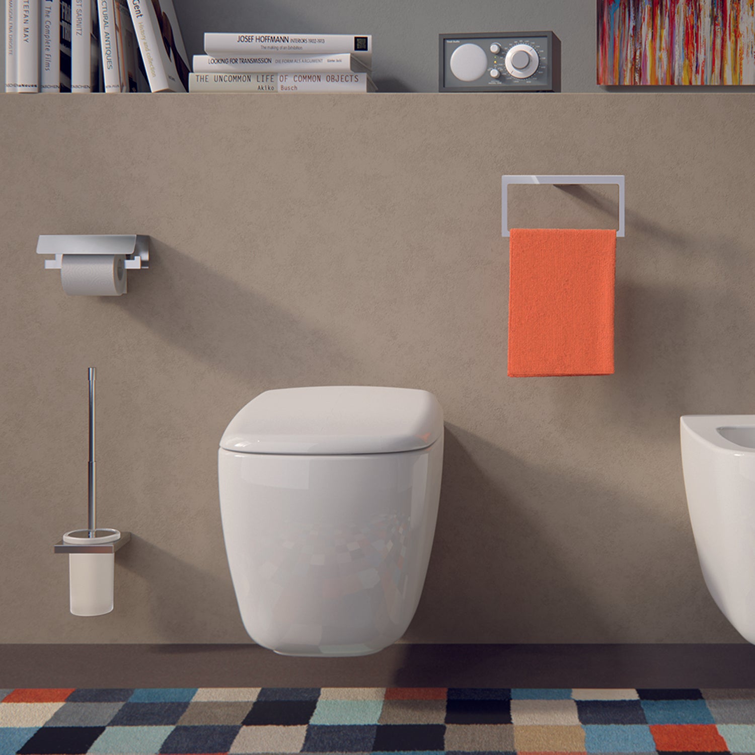 Portasalviette ad anello in Ottone e Cromall Gedy serie Lanzarote - Cromato by CeramicStore | Lo specialista del tuo bagno