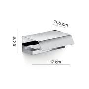 Portarotolo coperto in Ottone e Cromall Gedy serie Lanzarote - Cromato