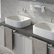 Portasalviette 50 cm a parete Gedy serie Azzorre - Cromato by CeramicStore | Lo specialista del tuo bagno