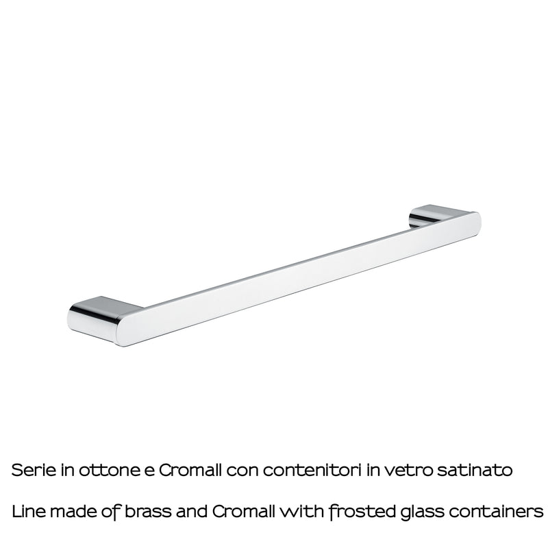 Portasalviette 50 cm a parete Gedy serie Azzorre - Cromato by CeramicStore | Lo specialista del tuo bagno