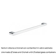Portasalviette 65 cm a parete Gedy serie Azzorre - Cromato by CeramicStore | Lo specialista del tuo bagno