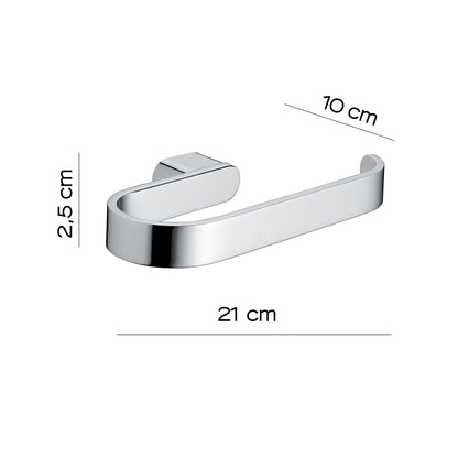 Portasalviette ad anello a parete Gedy serie Azzorre - Cromato by CeramicStore | Lo specialista del tuo bagno