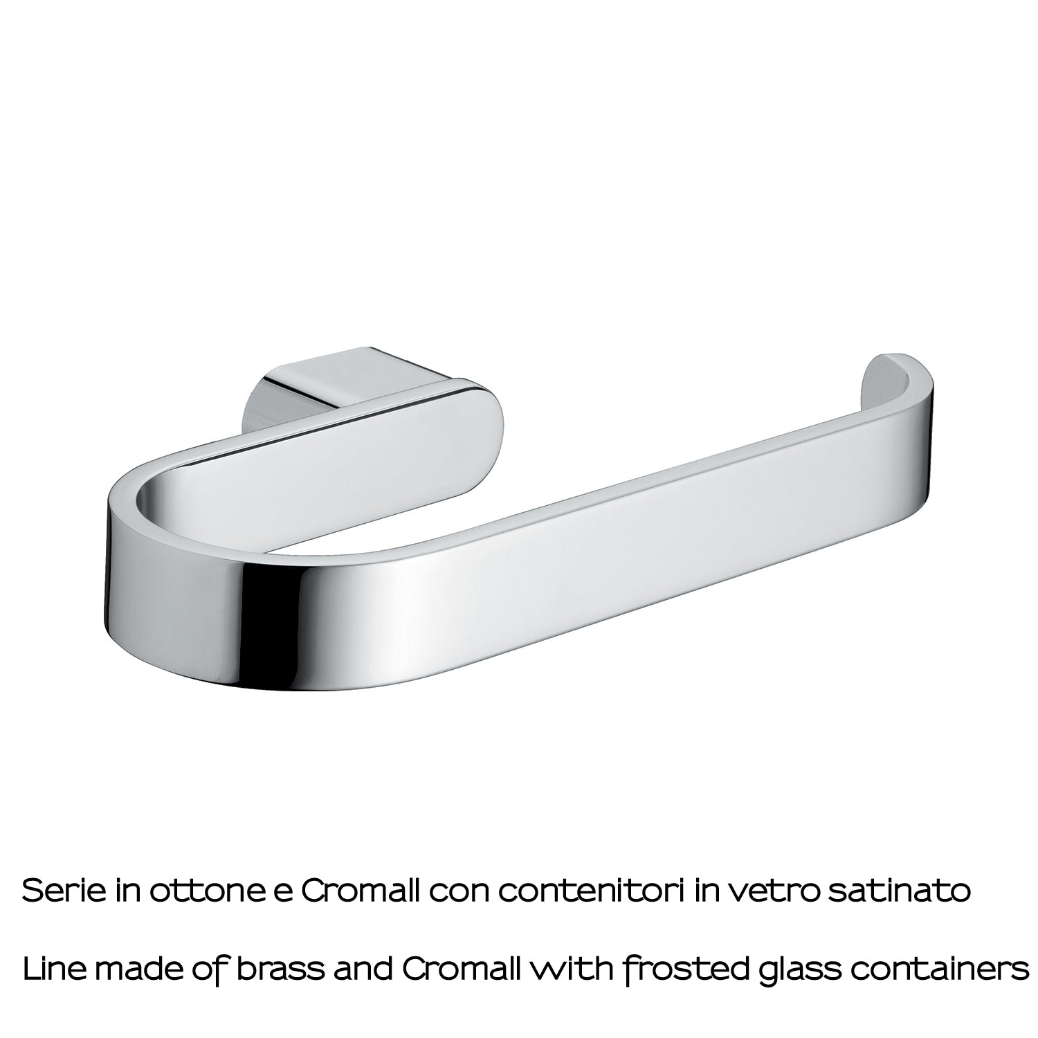 Portasalviette ad anello a parete Gedy serie Azzorre - Cromato by CeramicStore | Lo specialista del tuo bagno