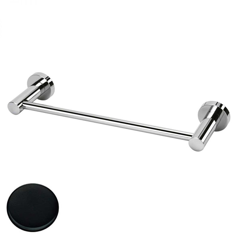 Porta salviette cm 48,5 in ottone Nero Opaco collezione Plus di Colombo Design by CeramicStore | Lo specialista del tuo bagno