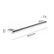 Portasalviette 50 cm in ottone e Cromall Gedy serie Canarie - Cromato by CeramicStore | Lo specialista del tuo bagno