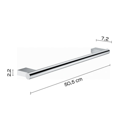 Portasalviette 50 cm in ottone e Cromall Gedy serie Canarie - Cromato by CeramicStore | Lo specialista del tuo bagno