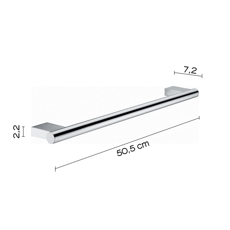 Portasalviette 50 cm in ottone e Cromall Gedy serie Canarie - Cromato by CeramicStore | Lo specialista del tuo bagno