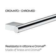 Portasalviette 50 cm in ottone e Cromall Gedy serie Canarie - Cromato by CeramicStore | Lo specialista del tuo bagno