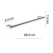Portasalviette 65 cm in ottone e Cromall Gedy serie Canarie - Cromato by CeramicStore | Lo specialista del tuo bagno