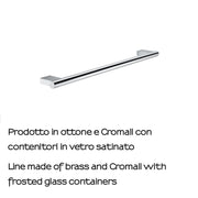 Portasalviette 65 cm in ottone e Cromall Gedy serie Canarie - Cromato by CeramicStore | Lo specialista del tuo bagno