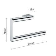 Portasalviette ad anello in ottone e Cromall Gedy serie Canarie - Cromato by CeramicStore | Lo specialista del tuo bagno