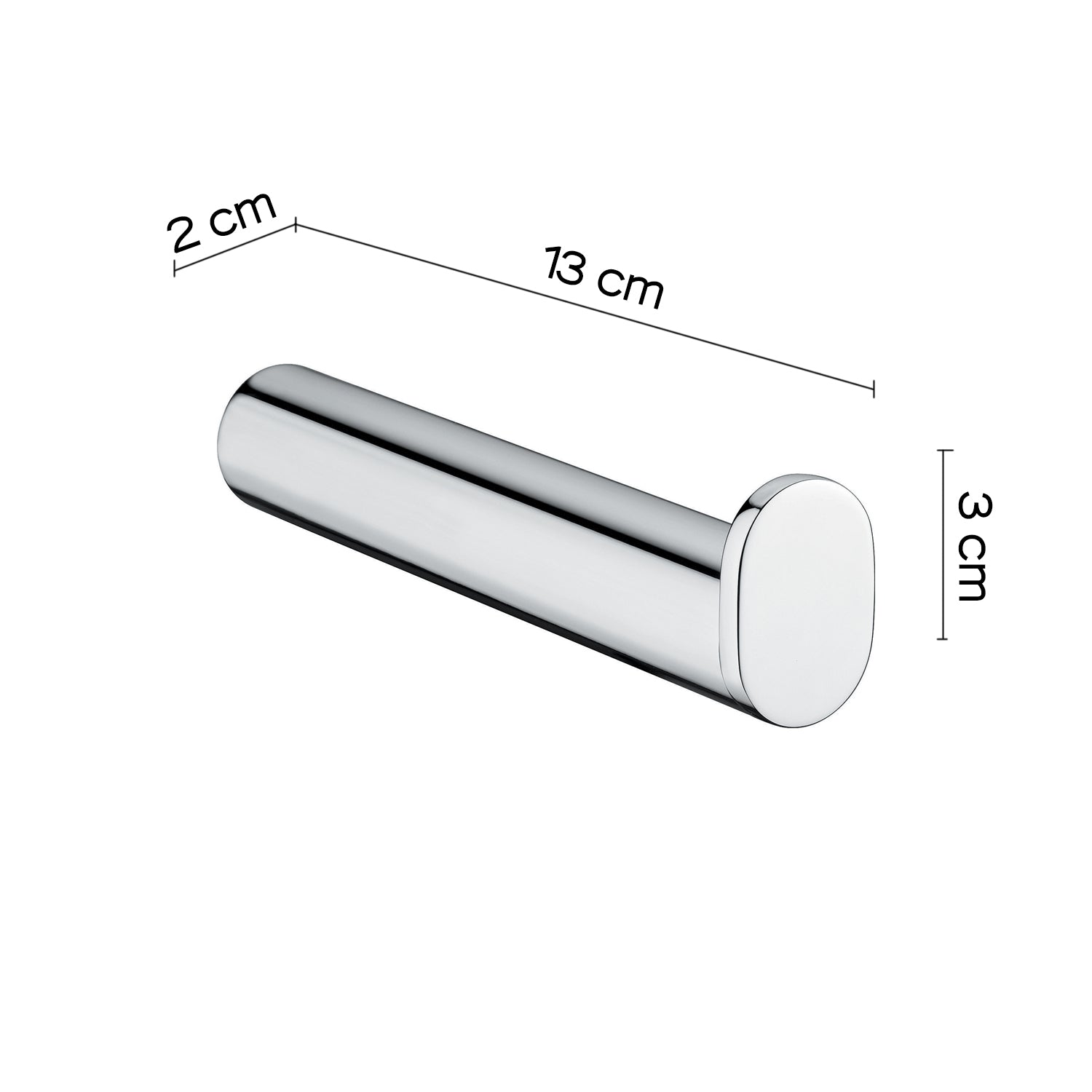 Portarotolo di riserva in ottone e Cromall Gedy serie Canarie - Cromato