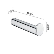 Portarotolo di riserva in ottone e Cromall Gedy serie Canarie - Cromato
