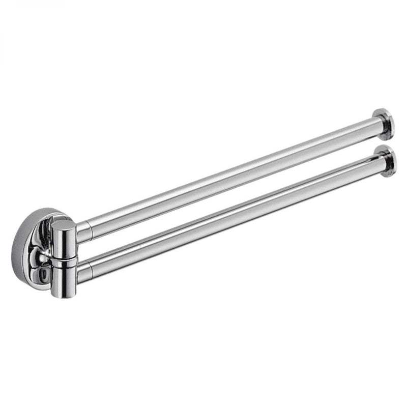 Porta salviette a doppio snodo in ottone cromato lucido collezione Plus di Colombo Design by CeramicStore | Lo specialista del tuo bagno