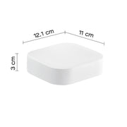 Portasapone inamovibile in Cromall Outline di Gedy - Bianco Matt by CeramicStore | Lo specialista del tuo bagno