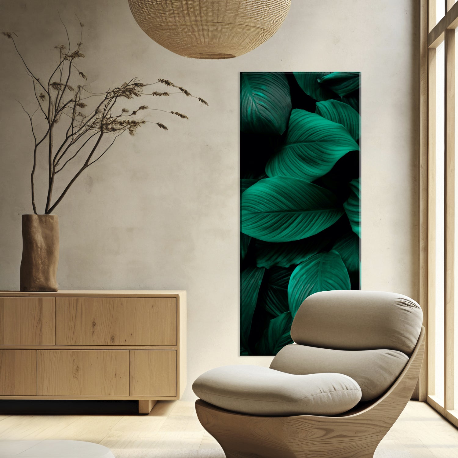 Termoarredo idraulico 200x51 cm interasse mm 50 Modello 'Leaf' Termocrea by CeramicStore | Lo specialista del tuo bagno