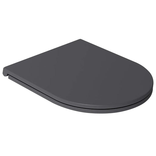 Copriwater Soft Close per vaso Filomuro BathCore serie Infinity color Antracite Opaco
