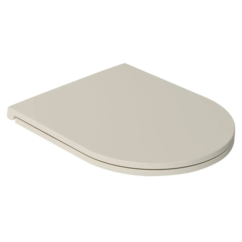 Copriwater Soft Close per vaso Filomuro BathCore serie Infinity color Avorio Opaco