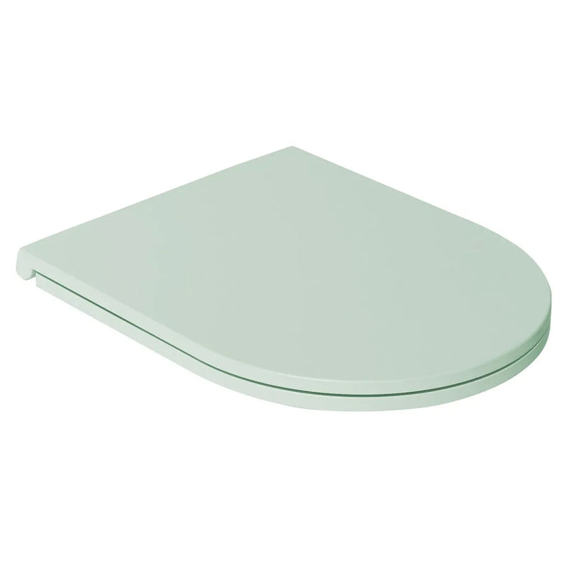 Copriwater Soft Close per vaso sospeso BathCore serie Infinity color Menta Opaco