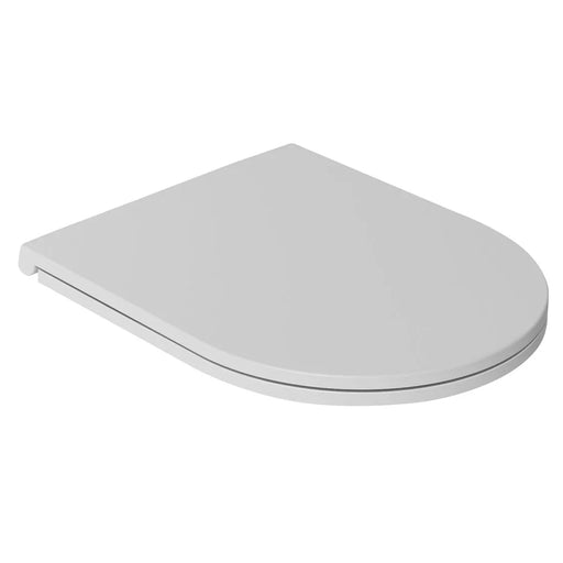 Copriwater Soft Close per vaso sospeso BathCore serie Infinity color Bianco Opaco