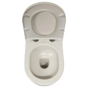 Sanitari sospesi Rimless con copriwater Soft Close BathCore serie Infinity 53x36