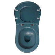 Sanitari sospesi Rimless con copriwater Soft Close BathCore serie Infinity 53x36