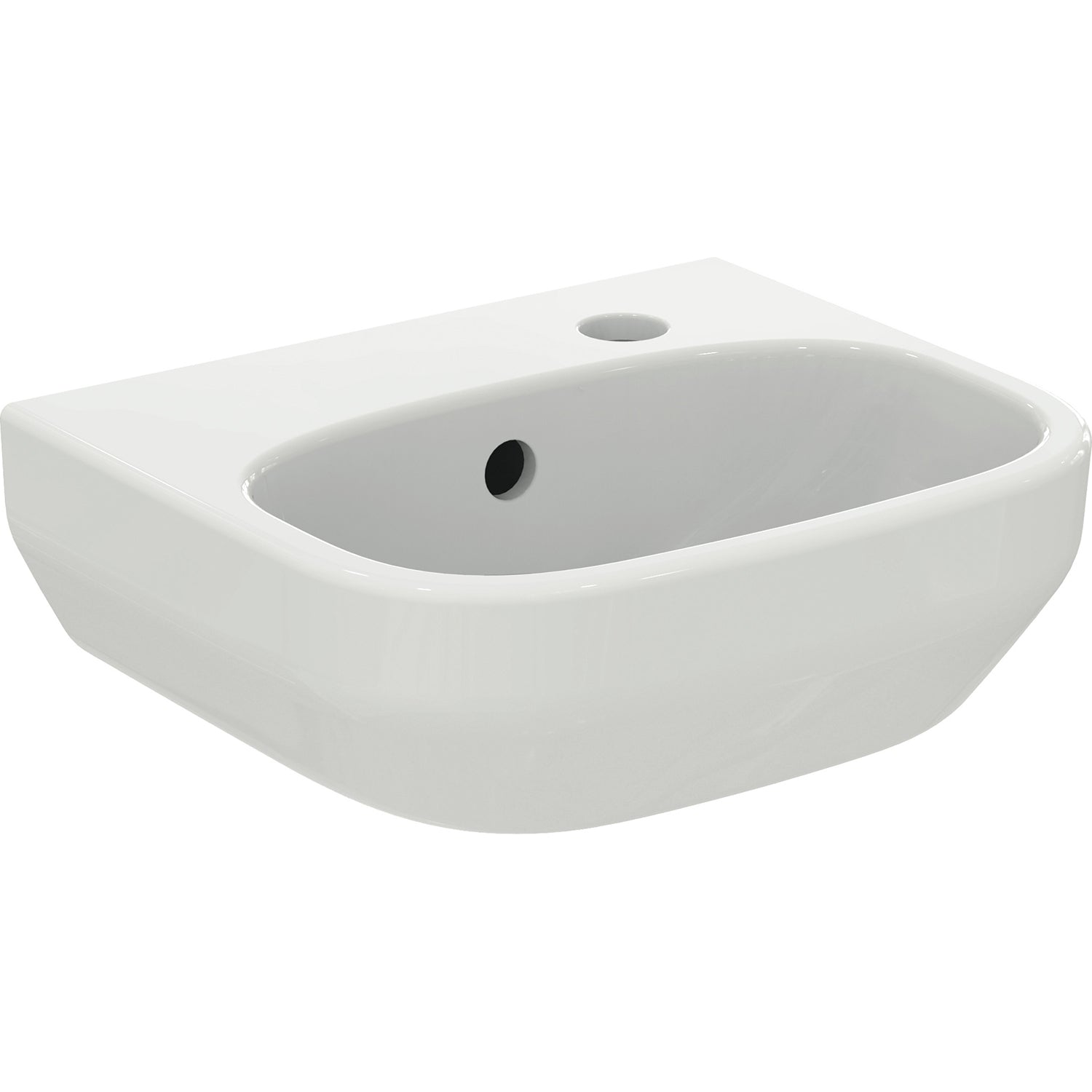 Lavabo sospeso Ideal Standard modello I.life A 30x35 cm foro a destra by CeramicStore | Lo specialista del tuo bagno