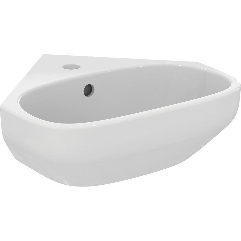Lavabo sospeso Ideal Standard modello I.life A angolare 45 cm by CeramicStore | Lo specialista del tuo bagno