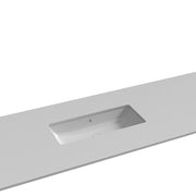 Lavabo sottopiano Azzurra Built-in Dual 80x37 cm con foro troppopieno - Bianco lucido by CeramicStore | Lo specialista del tuo bagno