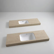 Lavabo sottopiano Azzurra Built-in Under 55x38 cm con foro troppopieno - Bianco lucido by CeramicStore | Lo specialista del tuo bagno