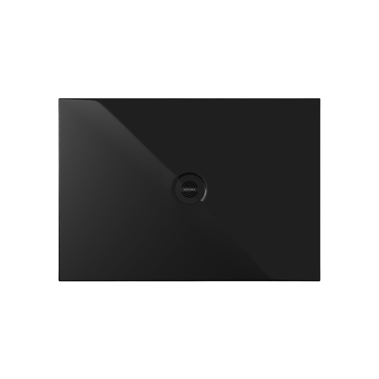 Piatto doccia rettangolare in ceramica modello SoloDue cm 160x90 nero lucido by CeramicStore | Lo specialista del tuo bagno