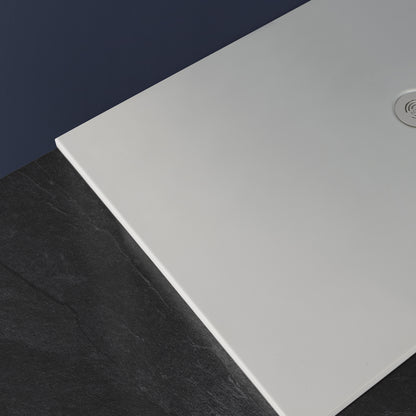 Piatto doccia rettangolare in ceramica modello SoloDue cm 140x100 bianco cotone by CeramicStore | Lo specialista del tuo bagno