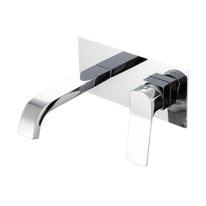 Composizione di miscelatori per lavabo incasso easy box squadrato, bidet e vasca Lumix in ottone cromato by CeramicStore | Lo specialista del tuo bagno