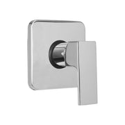 Composizione di miscelatori per lavabo prolungato, bidet e doccia a una via Nix in ottone cromato by CeramicStore | Lo specialista del tuo bagno