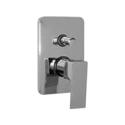 Kit doccia con incasso a due vie e soffione quadro 250 mm in ottone cromato Nix by CeramicStore | Lo specialista del tuo bagno
