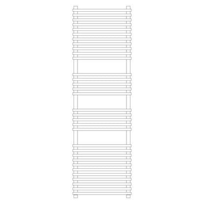 Termoarredo idraulico modello Trapani di Lazzarini 1640x500 dritto - Bianco by CeramicStore | Lo specialista del tuo bagno