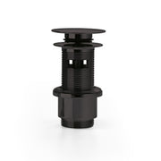 Piletta con troppopieno 1''1/4'' sistema click clack in ottone verniciato nero regolabile cm 3-5 Lineabeta by CeramicStore | Lo specialista del tuo bagno