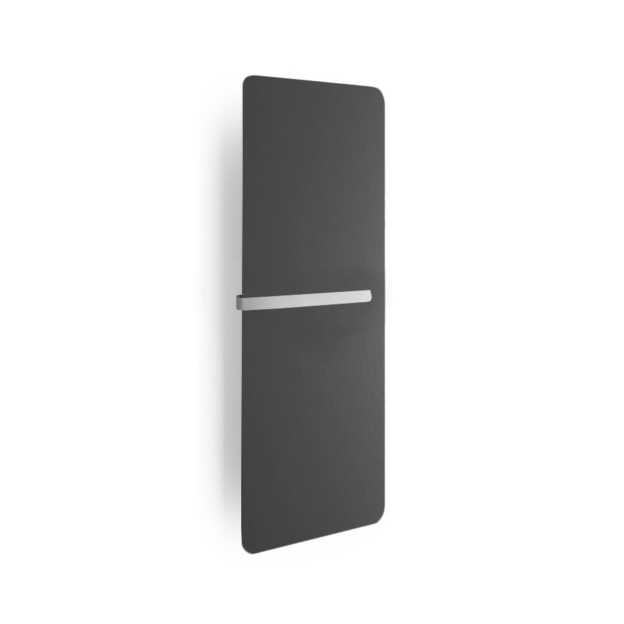 Termoarredo idraulico 960 Watt a muro in acciaio al carbonio collezione Caligo di Lineabeta colore antracite cm 57x179 by CeramicStore | Lo specialista del tuo bagno