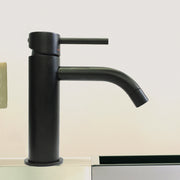 Miscelatore lavabo Paffoni Light Exclusive Edition in ottone rifinito nero opaco by CeramicStore | Lo specialista del tuo bagno
