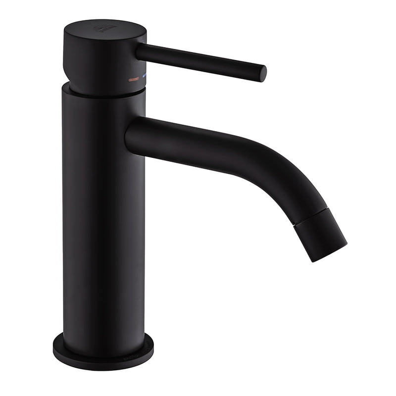 Miscelatore lavabo Paffoni Light Exclusive Edition in ottone rifinito nero opaco by CeramicStore | Lo specialista del tuo bagno
