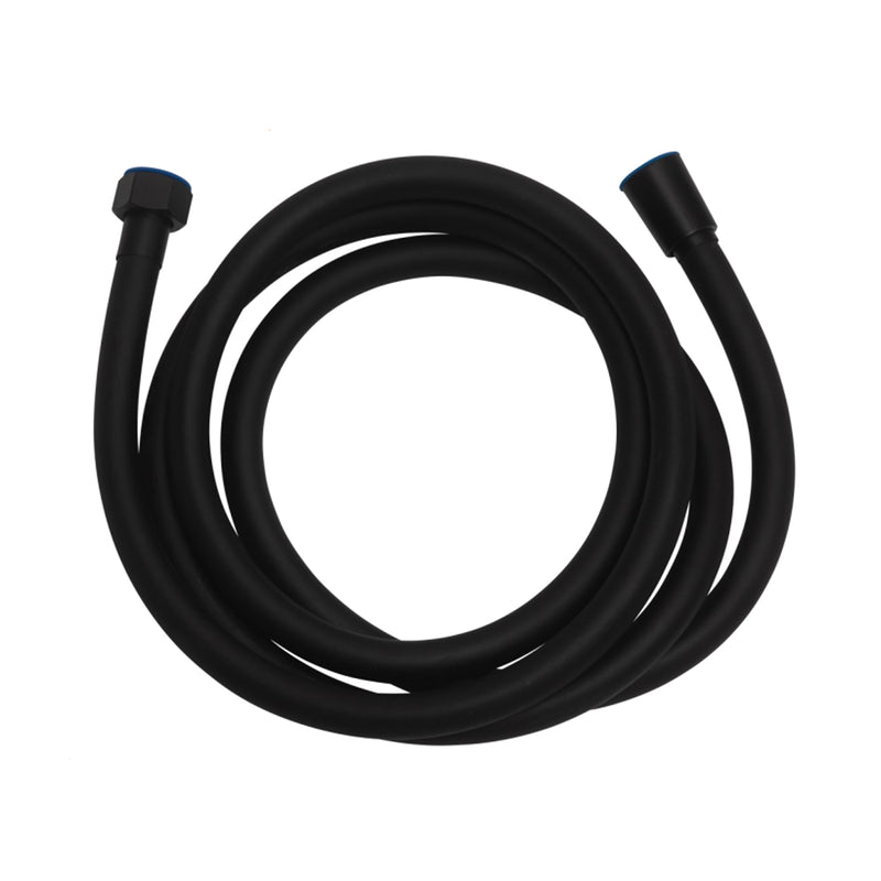 Kit doccia 5 pz Quadrato con presa, doccia Chicago, flex cm 150, braccio e soffione 250x250 - Nero Opaco by CeramicStore | Lo specialista del tuo bagno